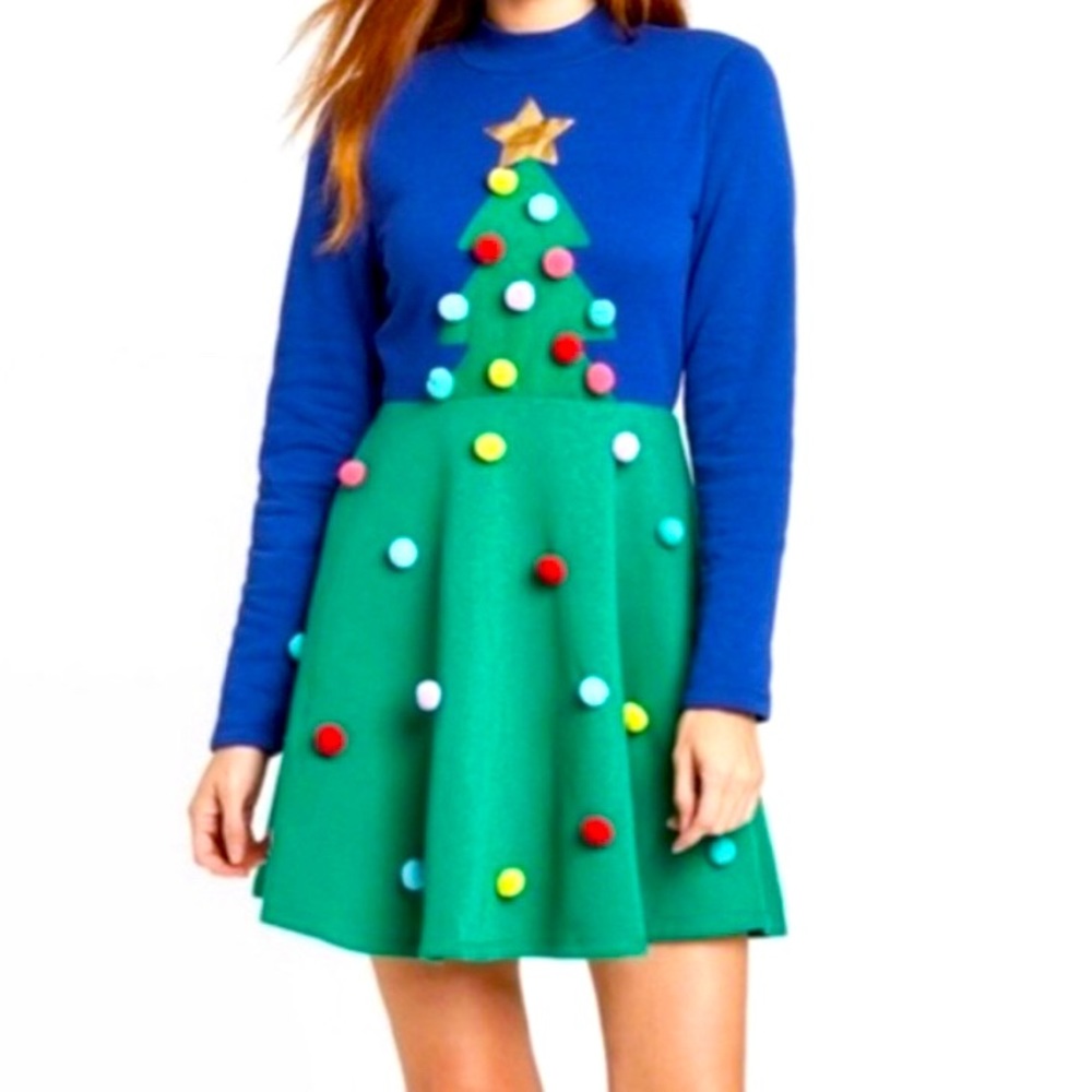 Médium Womens Ugly Christmas Long Sleeve Pullover Sweater